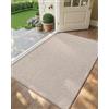 COLOR&GEOMETRY Zerbino Ingresso Antiscivolo e Assorbente 120x180cm, Tappeto Ingresso Interno Sottile, Zerbino d'Ingresso Lavabile per Porta Casa e Corridoio, Beige