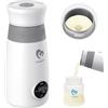 Bellababy Scaldabiberon Portatile Senza Fili, Scalda Biberon Neonato e Mixer Istantanei e Automatici, per Latte Materno o Formula, Scaldacollo con Display a Temperatura Digitale a LED