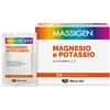 MARCO VITI FARMACEUTICI SpA Massigen Magnesio e Potassio 24 Bustine Gusto Arancia Rossa - Integratore per la Salute Cardiovascolare
