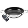 Schulte-Ufer GastroSUS Industar PLUS 163151-28 - Padella in acciaio inox a induzione, 28 cm