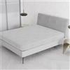 Italian Bed Linen Coprimaterasso Matrimoniale 170x200cm Bamboo, Copri Materasso Letto con Fibra Di Bamboo