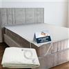 TELLURIS® Lenzuolo di Messa a Terra - Materasso Conduttivo in Filo di Rame per Benessere e Ricarica Elettrica - Equilibrio Energetico per Notte di Relax e Riduzione Stress per Uomini e Donne