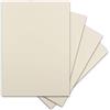 Glüxx-Agent 20 fogli di cartoncino DIN A3, 300 g/m², 42 x 29,7 cm, colore crema-vaniglia, struttura in lino goffrato, carta da disegno per fai da te, cartoncino fotografico