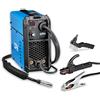 CFH Saldatrice a filo di riempimento 120 A FSG 884 - MMA & FLUX senza gas, con Hot Start, Anti Stick & Arc Force, per elettrodi Ø 1,5-3,2 mm e filo di riempimento Ø 0,8/0,9 mm, fino a 4 mm di spessore