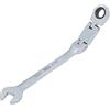 BGS 6170 | Chiave combinata a cricchetto con doppio snodo | regolabile | 10 mm