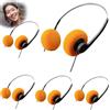 Generic Cuffie stereo Hi-Fi leggere e retrò, mini cuffie stereo leggere con cavo, archetto regolabile, cuffie Walkman, per la maggior parte dei telefoni cellulari