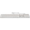 LMP - Tastiera Inglese UK (QWERTY) USB-C con tastierino numerico, Copertura Superiore in Alluminio e 1 Porta USB-C - Argento - Compatibile con Mac e iPad