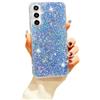 SEHEYA Cover per Samsung Galaxy A51 Custodia Glitter Silicone Morbido Sottile Antiurto Paraurti Protettiva Case Brillantini Scintillante Bling Bling Caso Donna, Paillette Blu