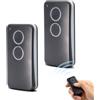 Wepai Telecomando Compatibile con V2 Phox 2,2 Canali Telecomando Cancello per V2 PHOENIX 2,V2 PHOENIX 4,V2 TXC,V2 TRC,V2TSC4,V2 HAND(2 pezzi)