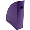 Exacompta - Ref 18220D - Portariviste MAG-CUBE - 266 x 82 x 305 mm, foro per le dita sul dorso, adatto per documenti A4+, grande capacità di archiviazione - Iderama Purple