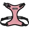 Best Pet Supplies Voyager Pettorina per animali domestici con chiusura Step-in, per tutte le condizioni atmosferiche, regolabile, per cani e gatti, finitura rosa/nero, S