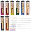 MROOFUL Set di 240 mine colorate per matita meccanica da 0,7 mm, HB, 7 colori, per disegno artistico, schizzi, scrittura, fai da te, 8 tubetti