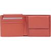 Piquadro Portafoglio Uomo con Portamonete Unisex Tessuto/Bio-Based Material, arancione, Casual
