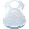 Thermobaby Bavaglino semi-rigido con recuperatore, prodotto in Francia, fiore blu