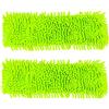 Anneome 2pezzi Ricambio Per Mop Microfibra Verde Lavabili Ad Assorbimento Per e Finestre Compatibili Mop