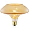 Suprema, Lampadina LED Decorativa Giant, Dimmerabile, Luce Calda, Attacco E27 (Ambra decanter)