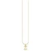 Thomas Sabo Collana con lettera Z, argento dorato, Oro giallo, KE2035-413-39