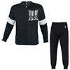 JUVENTUS Pigiama Tuta Ragazzo Originale Juventus Cotone Felpato Garzato 10-12-14-16 Anni Nero 15098 (16 Anni)