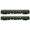 Electrotren HE4013 RENFE, set da 2 unità DGDC-3000 Furgone postale, livrea verde oliva, periodo IV scala 1:87 scala HO Hornby Hobbies Carrozze rotabili passeggeri, vari