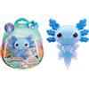 Bizak Animagic Axolotl Animale domestico elettronico e luminoso, blu, + 4 anni, gioco sensoriale & esperienza tattile, corpo estensibile, flotta & brilla in acqua (64550393-1)