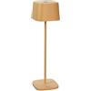 Konstsmide Lampada da tavolo a LED Capri USB, colore: sabbia, per interni ed esterni, senza fili, 10 x 36 x 10 cm, 7814-330