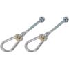 ChildWood Play Ganci per altalena resistenti M12 con ganci a moschettone per appendere accessori o sedili a dondolo da un telaio da arrampicata o da un telaio da altalena