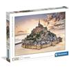 Clementoni - Puzzle 1500 Pezzi per Adulti e Ragazzi, Collection, Tema Monte Saint Michel, Idea Regalo Uomo e Donna, Made in Italy, 59,2x84,3 cm, 31727