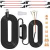 Gebildet Kit di Cablaggio per Dash Cam, Kit di Cablaggio per Micro Caricabatteria Dash Cam Protezione da Bassa Tensione da 12-24V CC a 5V/2.5A, Sorveglianza di Parcheggio 24 Ore Su 24 Con Fusibile