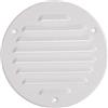 Vent Systems Sistemi di ventilazione Copertura per ventilazione in metallo bianco da 100 mm Prese d'aria rotonde Copertura in rete Zanzariera integrata Prese d'aria HVAC per bagno, ufficio domestico, cucina