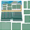AUKENIEN 40 Pezzi Basetta Millefori PCB Scheda 2x8 3x7 4x6 5x7 6x8 7x9 8x12 Circuito Stampato Prototype Doppia Faccia Prototipo Kit compatibile con Arduino per Saldatura Circuiti Stampati fai da te
