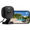 VIM TAG Vimtag Telecamera Esterno, IP66 Impermeabile, 2.5K/4MP Mini Telecamera con Visione Notturna a Colori, Videocamera Sorveglianza Interno WIFI con Rilevamento Movimento, Scheda SD, Compatibile con Alexa