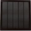 VONLIS® Lüftungsgitter Abluftgitter Lamellengitter Insektenschutz Kunststoff eckig 300 x 300 mm braun