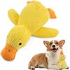 WLVinson Peluche per Cani Indistruttibile,Anatra Antistress Gialla Giochi per Canis,Paperotto Calmante Quackotto Cane,Paperella Anti-Stress Grande per Cani,Resistenti Peluche per Dog Piccola e Media