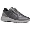 Geox D Alleniee B, Scarpe da Ginnastica Donna, Grigio Scuro, 42 EU