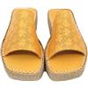 Bonateks Frrbtrlky100026, Sandalo a Cuneo Donna, Arancione, 36 EU