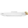 CIARRA Cappa Aspirante 60 cm Sottopensile Cappa da Cucina con Pannello Argento LED Montaggio a Parete con Ventola Estrattore (Bianco)-CAW6903A