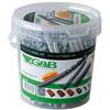G&B Tassello Nylon 'Gl' Con Vite Truciolare Tps Ø 5,0X50. In Barattolo Plastico Trasparente. All'Interno 1 Punta Per Muro Omaggio.