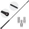 PAIRIER Antenna Radio Auto 40cm con Filettatura M4/M5/M6 | Potente Funzione di Ricezione FM/DAB
