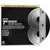 GPXIIZ Buste Vinili 45 Giri Interne, 25 x 7 Pollici Custodia Vinile Antistatiche AntiGraffio, HDPE + Carta di Riso, Buste per Vinili 3 Strati pour 7 EP Dischi, Protezione Vinile Copertine Cover
