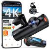 VANTRUE N4 Pro S 3 STARVIS 2 4K + 1080P+ 1440P Dashcam Auto, 5G WLAN PlatePix™ Dash Cam GPS 360° HDR buffer monitoraggio di parcheggio auto, visione notturna IR, comando vocale, LTE opzionale, 2.45