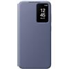 Samsung Smart View Wallet Case custodia a portafoglio con finestra di visione notifiche per Galaxy S24+, Violet