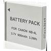 Otech Batteria Compatibile per Canon IXUS 115 HS