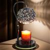 VXUNLIOR Lampada Riscaldante Candela a Forma di Cabinetta - Scioglicera Profumata senza Fiamma Stile Rustico Montabile a Parete, Luci Notturne Decorative per Casa, Camera da Letto (nero1)