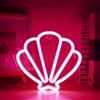 Horseneon Shell Neon Light Sign Rosa Neons Sign Neon Illuminated Sign Luci da parete Pub Decoration Lights For Man Cave Lights Neons Gift For Husband Wedding Birthday Party
