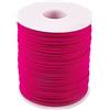 Craftdady - 20 metri/rotolo di cordoncino elastico piatto da 5 mm, intrecciato, in spandex, per cuffie, passanti per orecchie, cucito, colore: viola/rosso medio