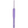 Tulip Etimo Murasaki Uncinetto - Uncinetto Ergonomico in Alluminio con Impugnatura Softgrip, Leggero e Punta Liscia per Tutti i Tipi di Filato, Manico Viola, 4.00mm - 1 Pezzo