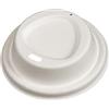 Tessera Bio Products Q0090WB - Set di 50 coperchi triangolari per canna da zucchero, diametro 90 mm, colore: Bianco