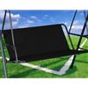 YYJAILZQ Coprisedile di Ricambio per Dondolo da Giardino,Coprisedili per Altalena da Giardino,Impermeabile 600D Oxford Tessuto Dondolo da Giardino Coprisedile,Resistente (148 * 52 * 52cm,Schwarz)