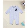 Prénatal Tutina ciniglia grigia neonato con patch