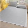 DOUZIO Lenzuola Di Raffreddamento Estivo Con 2 Federe, Topper per Materasso Di Raffreddamento per Letto Singolo, Matrimoniale, Tappetino Portatile Di Raffreddamento per Dormire (Size:120×200cm,Color:grey-a)